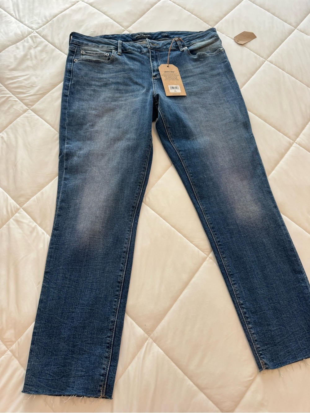 Lucky Brand Women's Straight-Leg Vintage Blue Denim Jeans